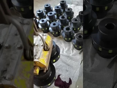 फ्लेन्ज के साथ लचीला प्लम शाफ्ट युग्मन एकल जबड़े सीएनसी शाफ्ट युग्मन एलएमडी 10